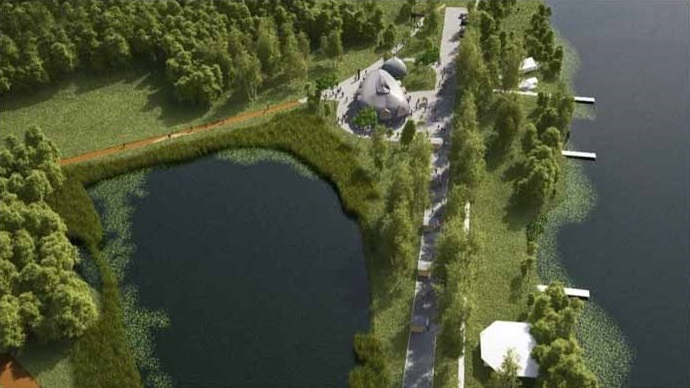 Kacsa tó látványterve 2