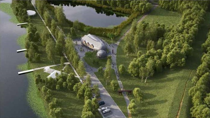 Kacsa tó látványterve 2